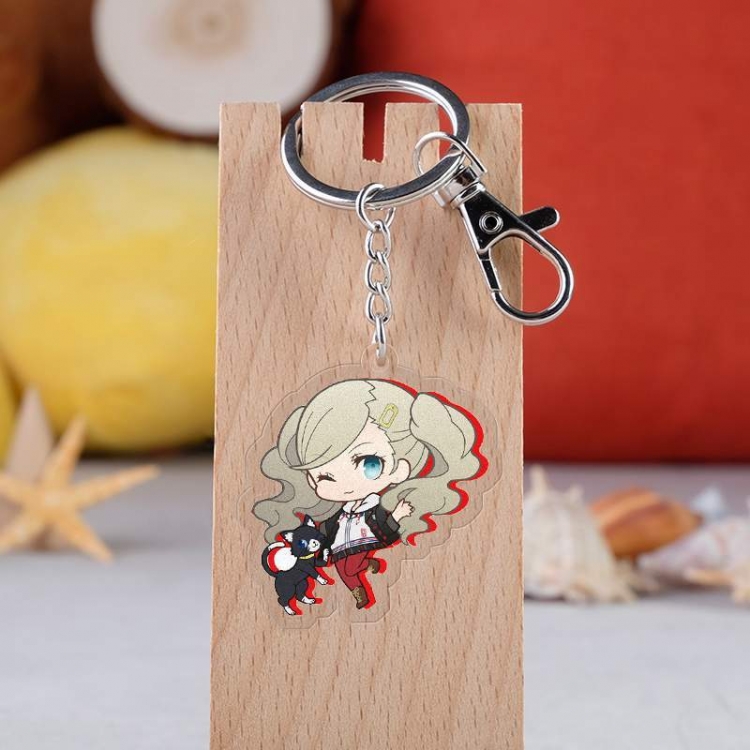 Persona  Anime acrylic Key Chain  price for 5 pcs 2871