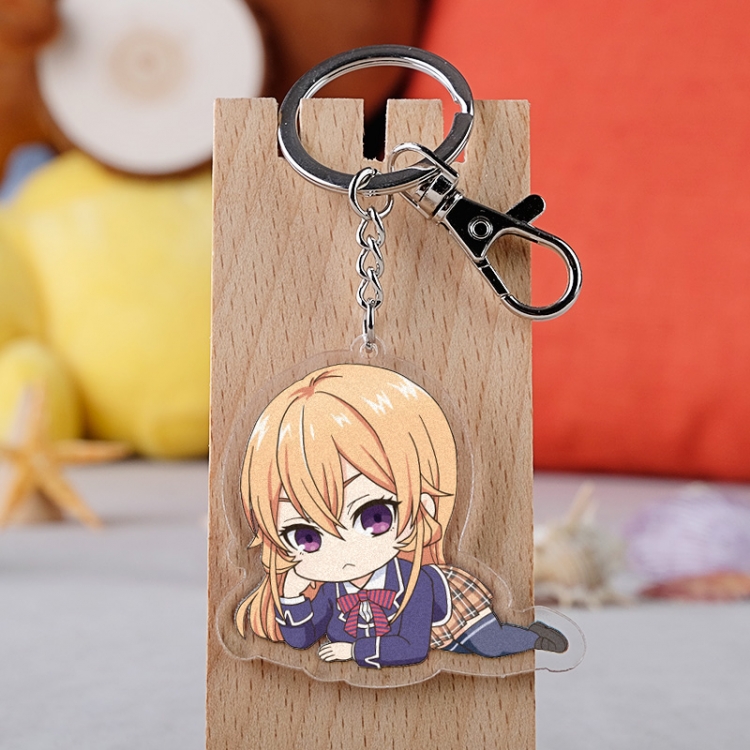 Shokugeki no Soma Anime acrylic Key Chain  price for 5 pcs 3192