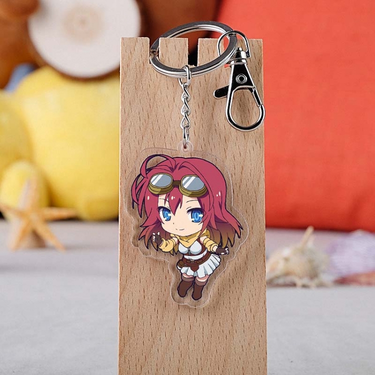 NO GAME NO LIFE Anime acrylic Key Chain  price for 5 pcs 2426