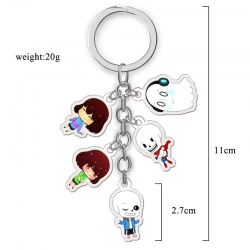 Key Chain Undertale Black clov...