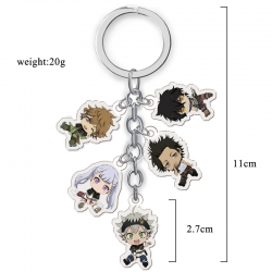 Black clover Anime acrylic key...