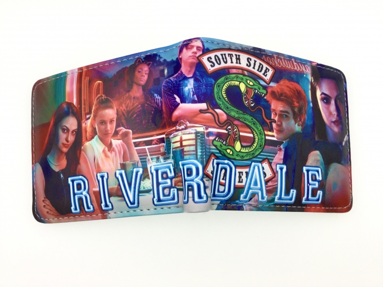 Riverdale two fold Short wallet 11X9.5CM 60G