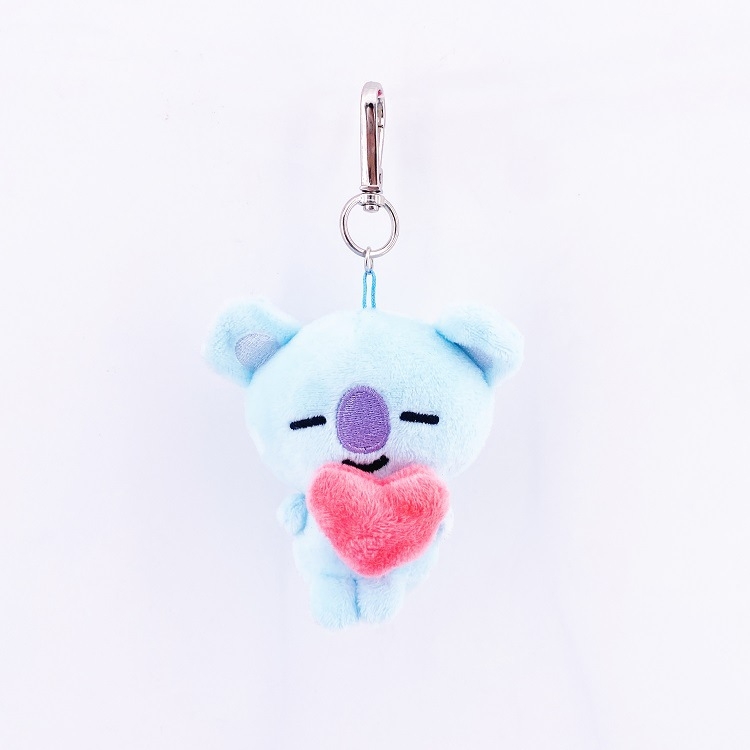 BTS Cartoon plush toy doll keychain pendant price for 5 pcs 8-11cm
