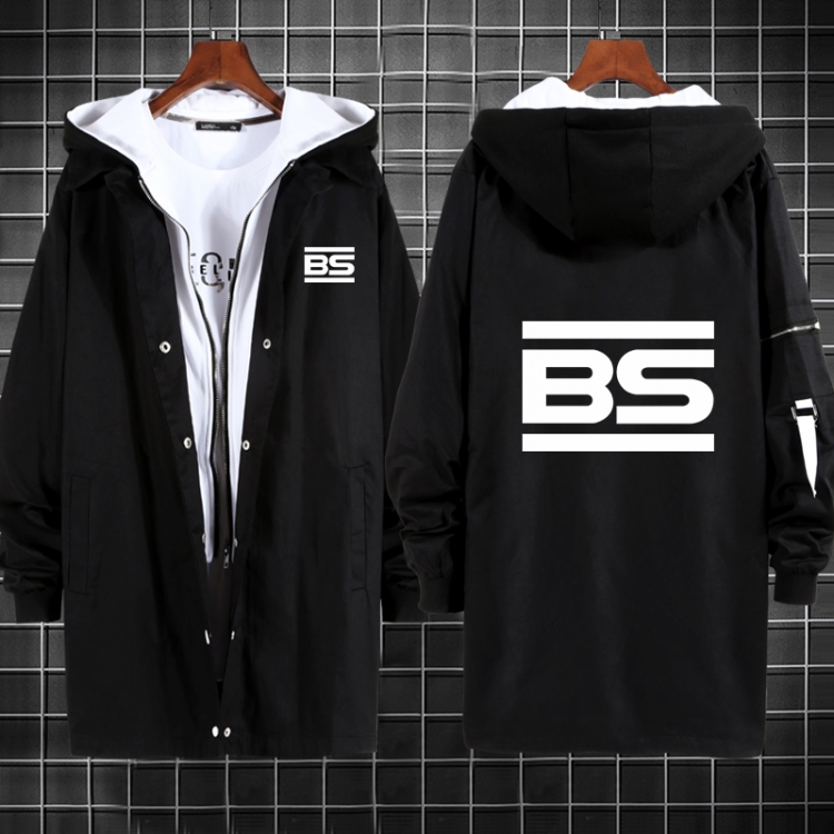 Arknights Anime fake two sweater coat long trench coat 5 sizes from M to 3XL