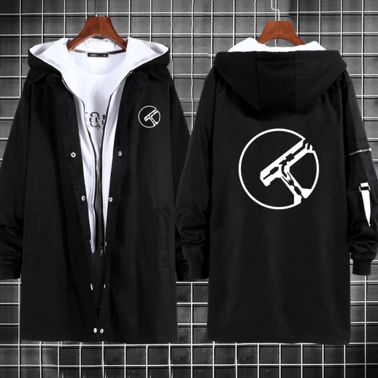 Kamen Rider Anime fake two sweater coat long trench coat 5 sizes from M to 3XL