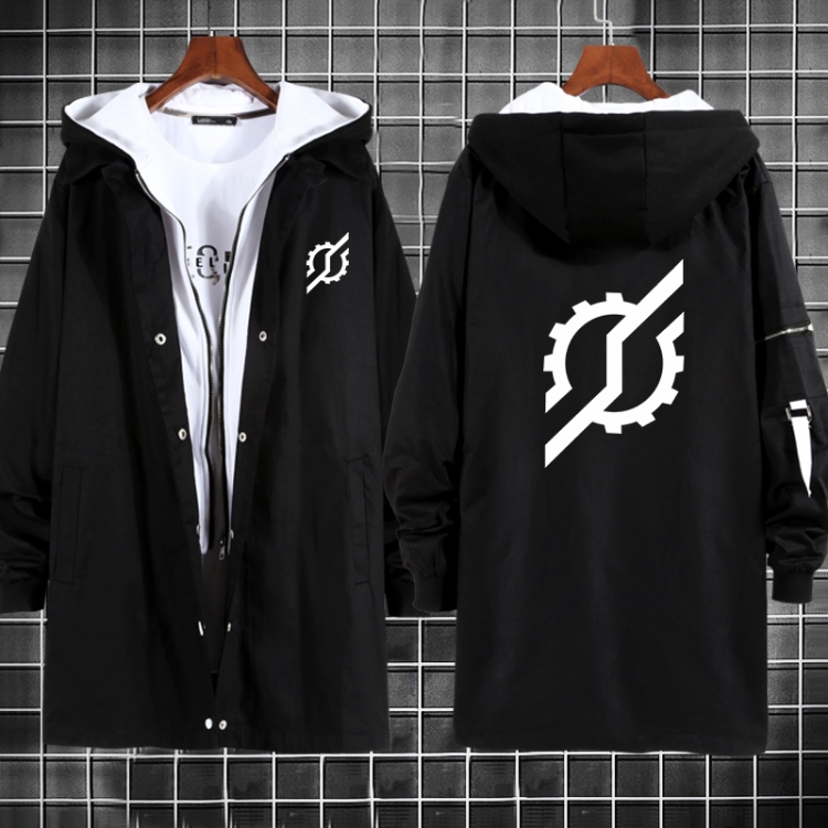 Kamen Rider Anime fake two sweater coat long trench coat 5 sizes from M to 3XL