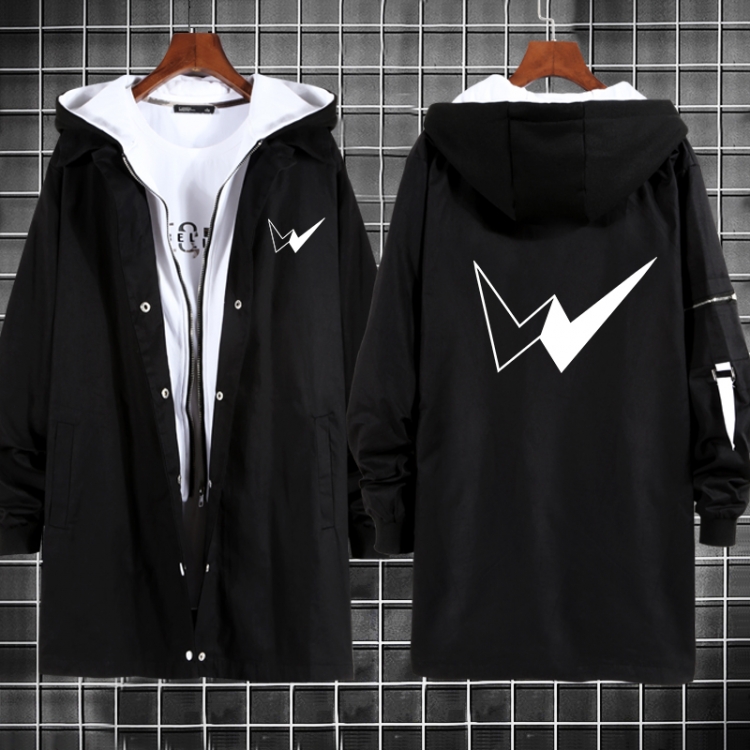 Kamen Rider Anime fake two sweater coat long trench coat 5 sizes from M to 3XL