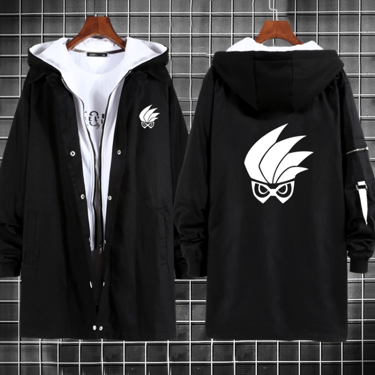 Kamen Rider Anime fake two sweater coat long trench coat 5 sizes from M to 3XL