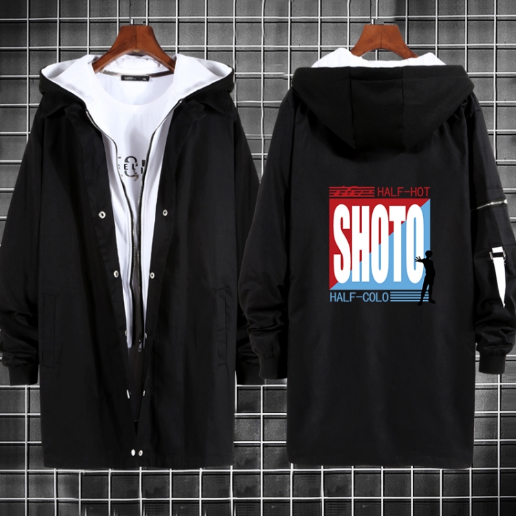 My Hero Academia Anime fake two sweater coat long trench coat 5 sizes from M to 3XL