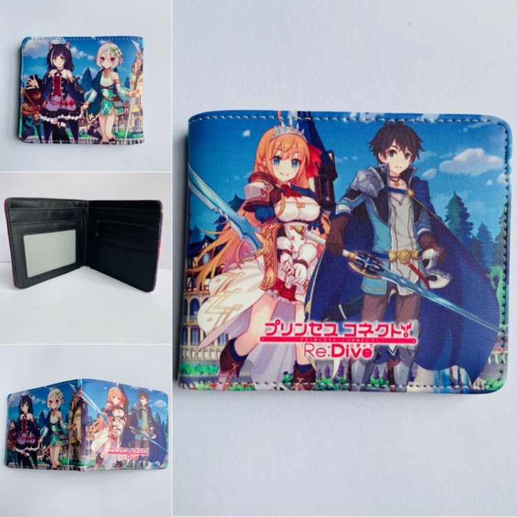 Re:Zero kara Hajimeru Isekai Seikatsu Short color picture two fold wallet 11X9.5CM 60G