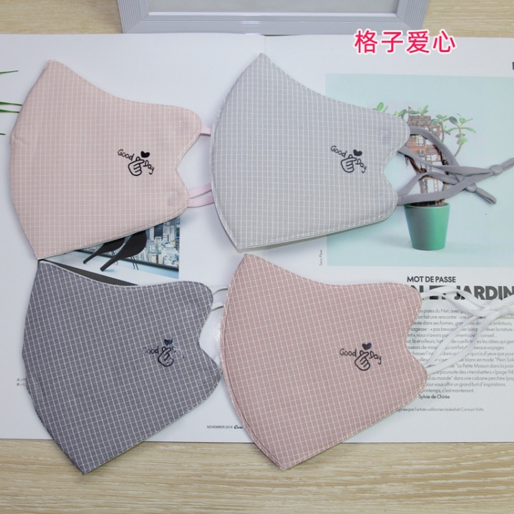 Adult models winter padded warm printed cotton washable mask price for 10 pcs