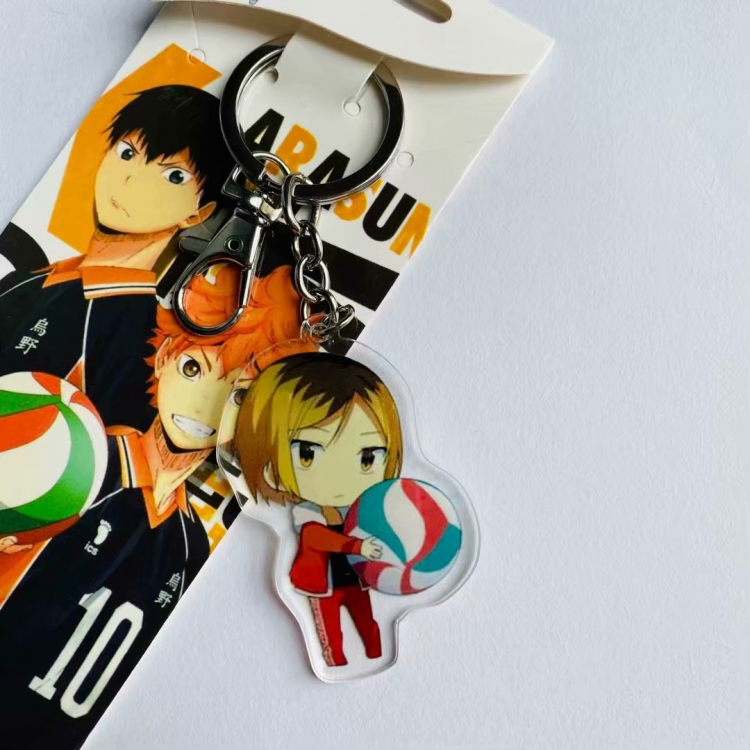 Haikyuu!! Cartoon Anime Stainless steel military key chain pendant price for 5 pcs