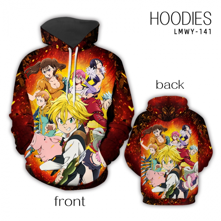DRAGON BALL Anime full color zipper hooded sweater M L XL 2XL LMWY141
