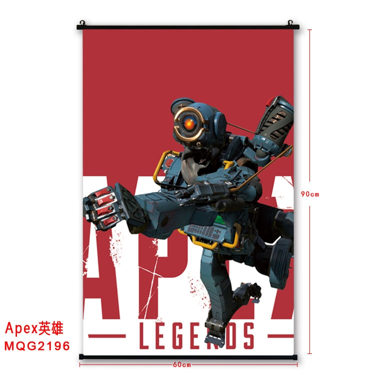 Apex Legends BLACK plastic pole cloth painting Wall Scroll  MQG2196