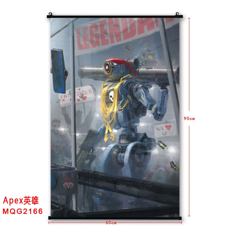 Apex Legends BLACK plastic pole cloth painting Wall Scroll  MQG2166
