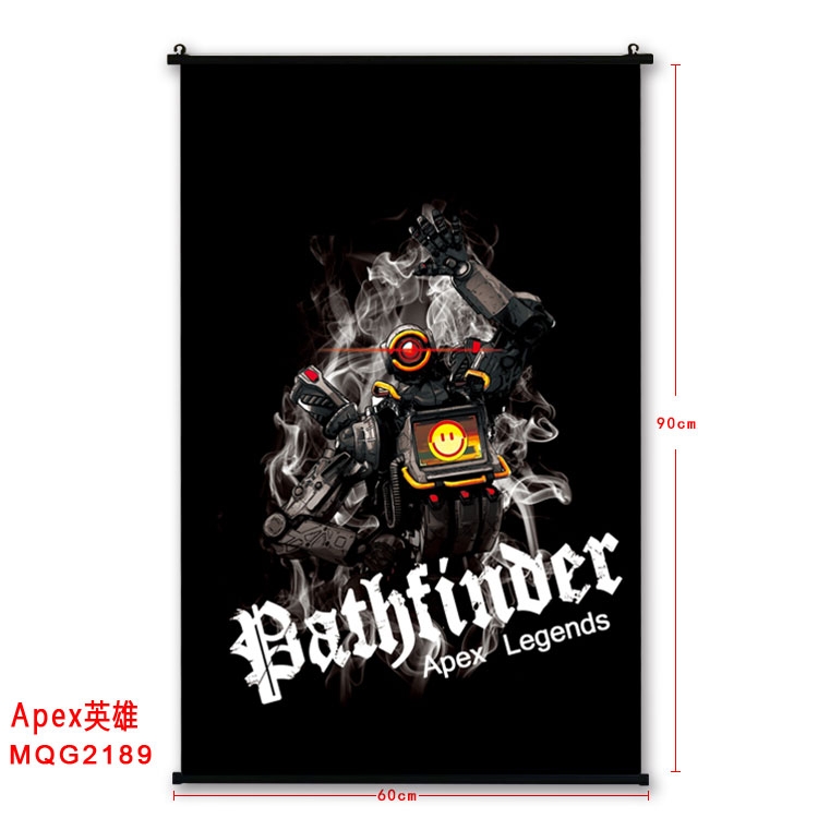 Apex Legends BLACK plastic pole cloth painting Wall Scroll  MQG2189