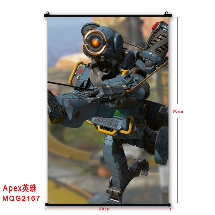 Apex Legends BLACK plastic pole cloth painting Wall Scroll  MQG2167