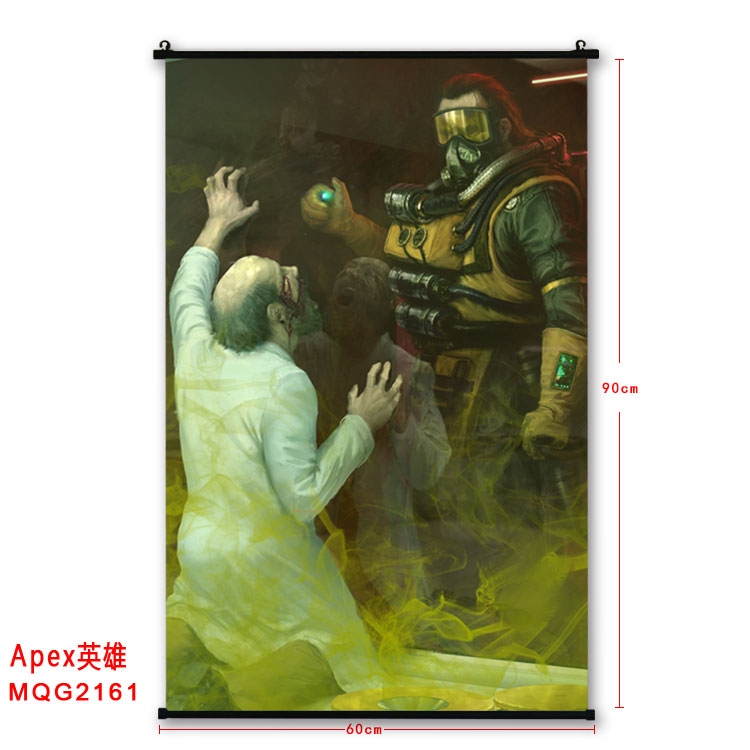 Apex Legends BLACK plastic pole cloth painting Wall Scroll  MQG2161