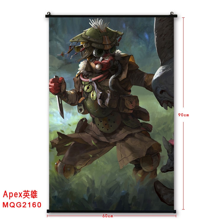 Apex Legends BLACK plastic pole cloth painting Wall Scroll  MQG2160