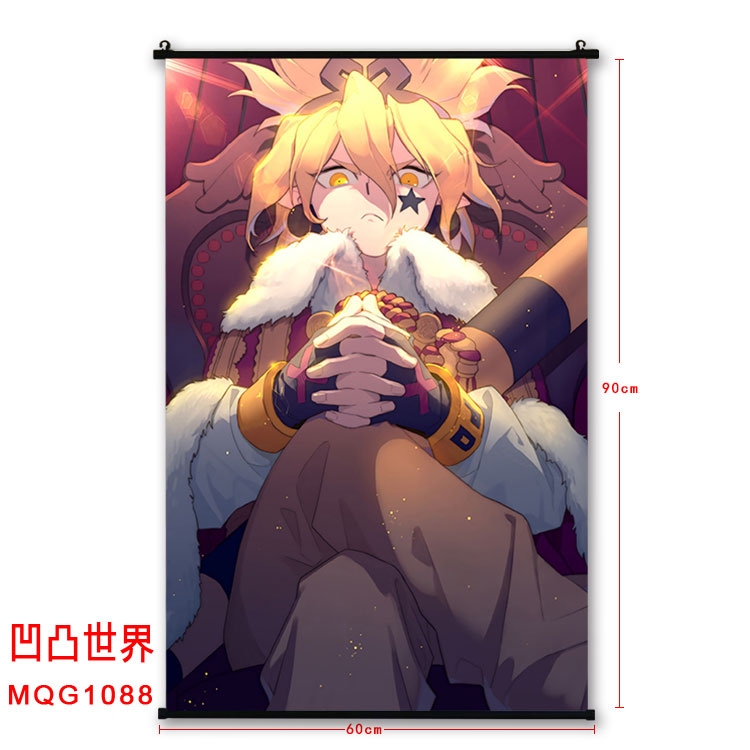 AOTU  BLACK plastic pole cloth painting Wall Scroll 60X90CM  MQG1088