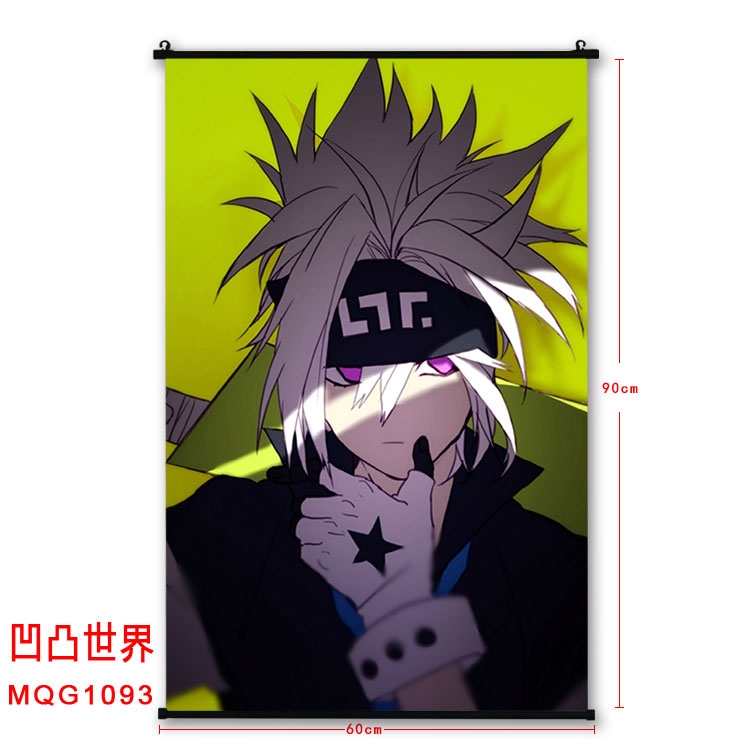 AOTU  BLACK plastic pole cloth painting Wall Scroll 60X90CM  MQG1093