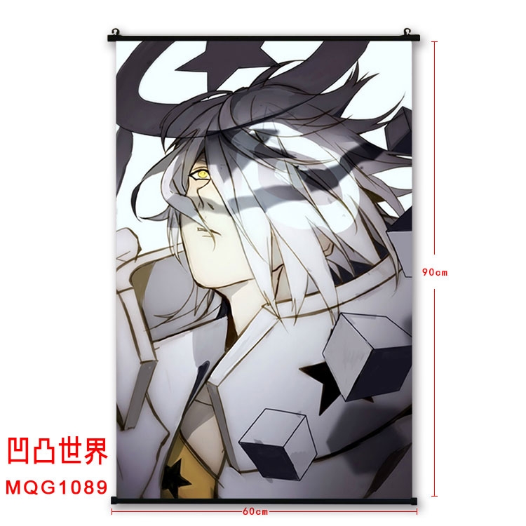 AOTU  BLACK plastic pole cloth painting Wall Scroll 60X90CM  MQG1089