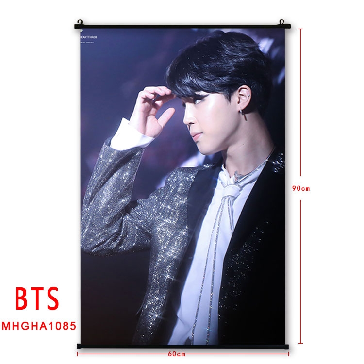 BTS plastic pole cloth painting Wall Scroll 60X90CM MHGHA1085