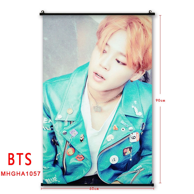 BTS plastic pole cloth painting Wall Scroll 60X90CM MHGHA1057