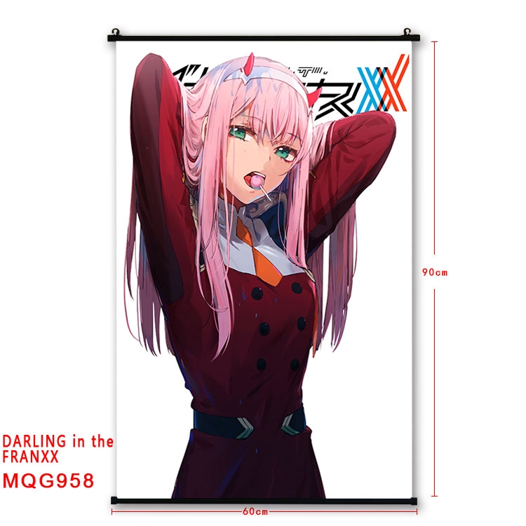 DARLING in the FRANX plastic pole cloth painting Wall Scroll 60X90CM  MQG958