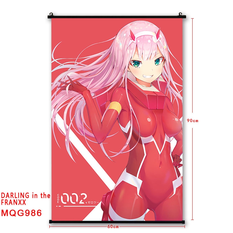 DARLING in the FRANX plastic pole cloth painting Wall Scroll 60X90CM  MQG986