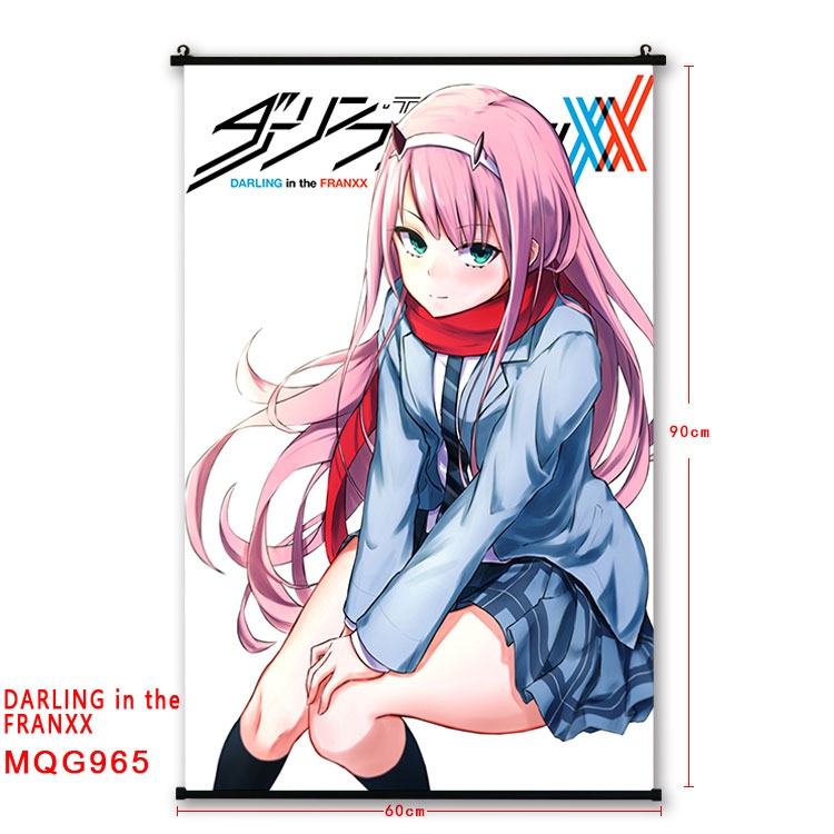 DARLING in the FRANX plastic pole cloth painting Wall Scroll 60X90CM  MQG965