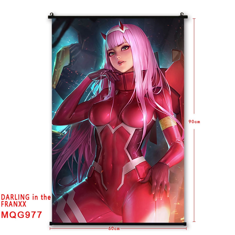 DARLING in the FRANX plastic pole cloth painting Wall Scroll 60X90CM  MQG977
