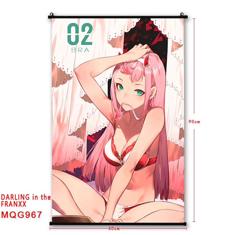 DARLING in the FRANX plastic pole cloth painting Wall Scroll 60X90CM  MQG967