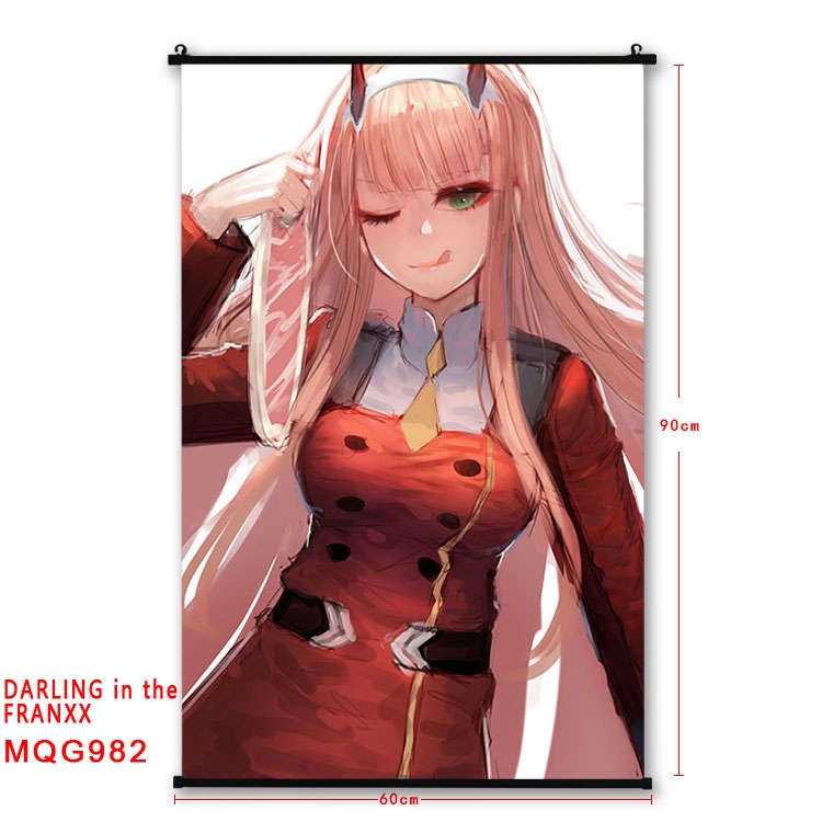 DARLING in the FRANX plastic pole cloth painting Wall Scroll 60X90CM  MQG982