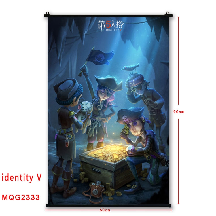 Identity V Anime plastic pole cloth painting Wall Scroll 60X90CM MQG2333