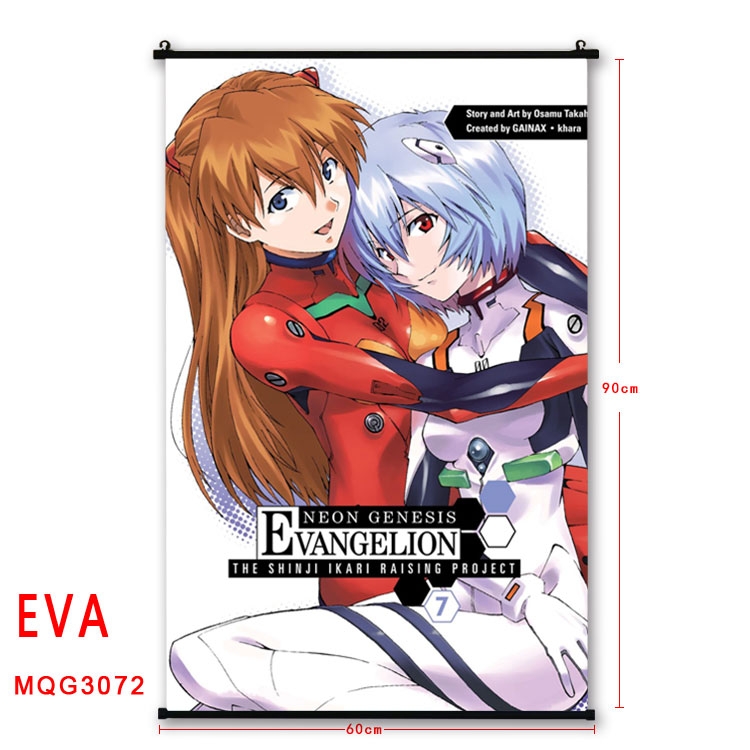 EVA cartoon plastic pole cloth painting Wall Scroll 60X90CM MQG3072