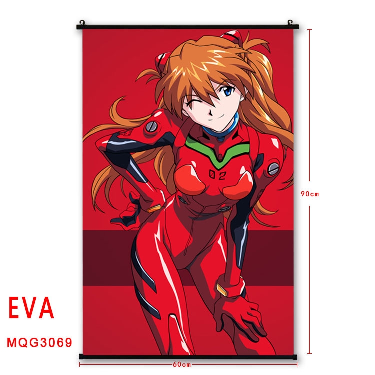 EVA cartoon plastic pole cloth painting Wall Scroll 60X90CM MQG3069