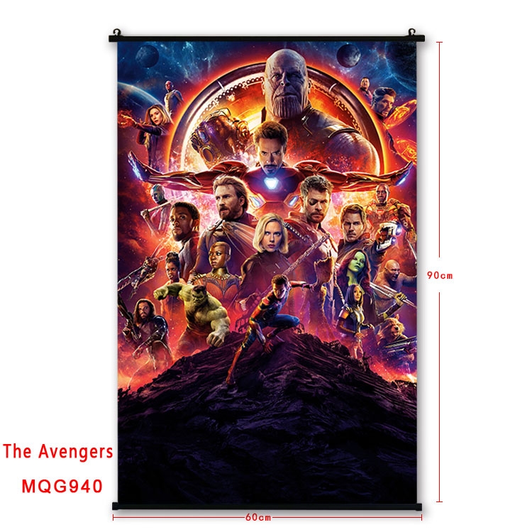 The avengers allianc Anime plastic pole cloth painting Wall Scroll 60X90CM MQG940