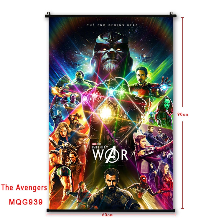The avengers allianc Anime plastic pole cloth painting Wall Scroll 60X90CM MQG939