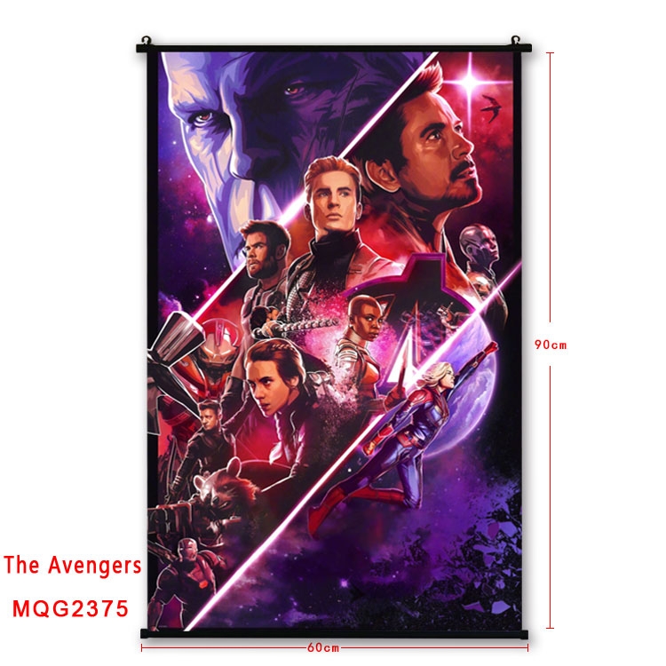 The avengers allianc Anime plastic pole cloth painting Wall Scroll 60X90CM MQG2375
