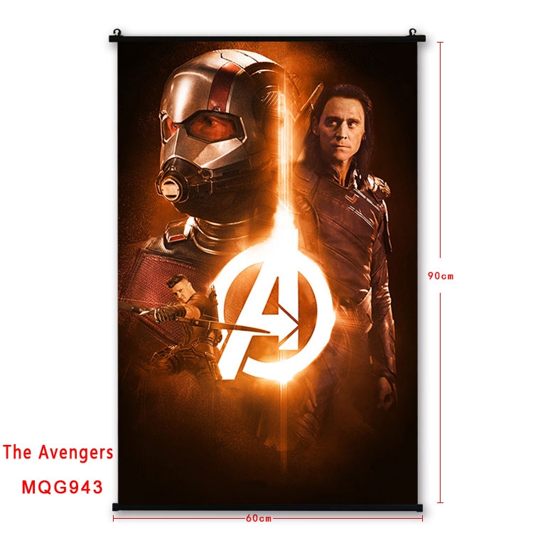The avengers allianc Anime plastic pole cloth painting Wall Scroll 60X90CM MQG943