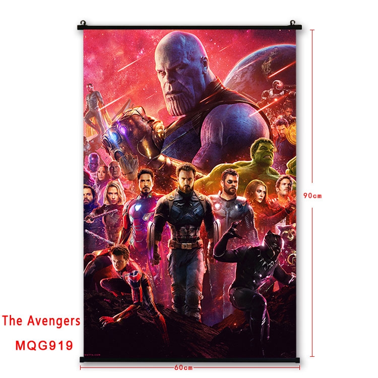 The avengers allianc Anime plastic pole cloth painting Wall Scroll 60X90CM MQG919