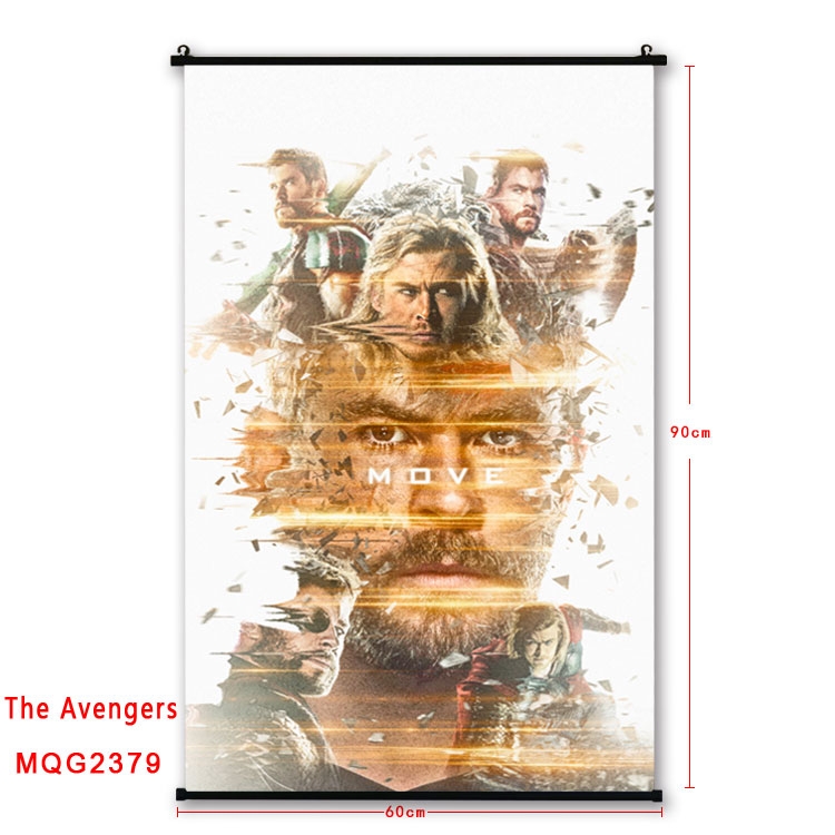 The avengers allianc Anime plastic pole cloth painting Wall Scroll 60X90CM MQG2379