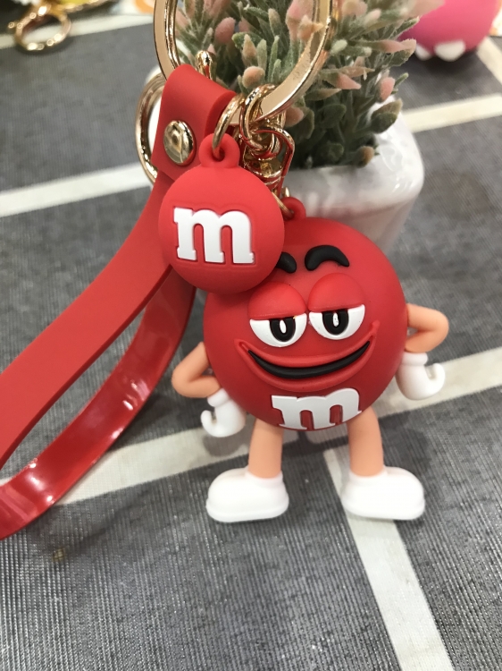 Cartoon silicone key chain pendant