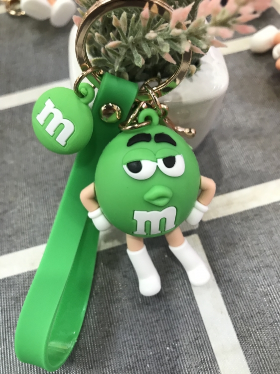 Cartoon silicone key chain pendant