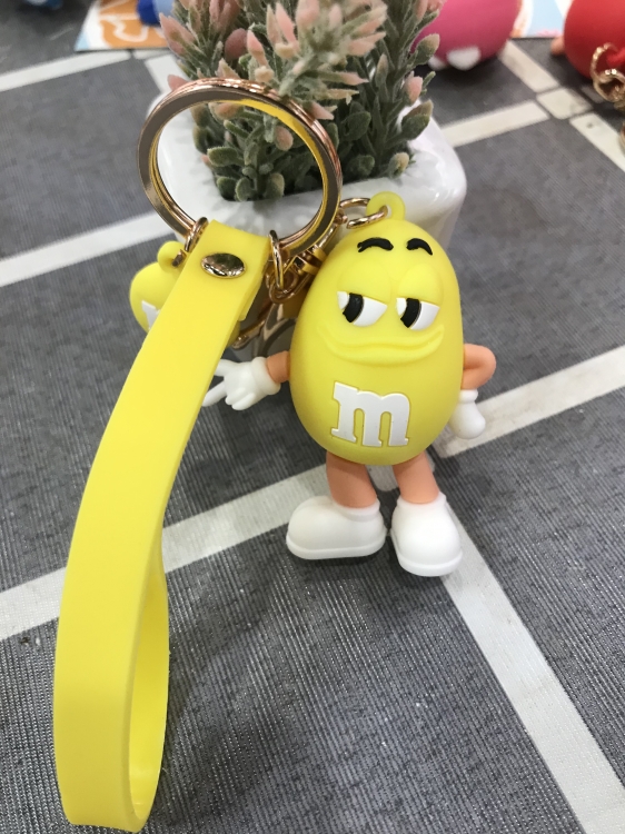 Cartoon silicone key chain pendant
