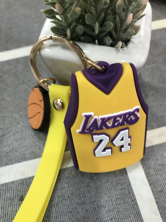 Cartoon silicone key chain pendant