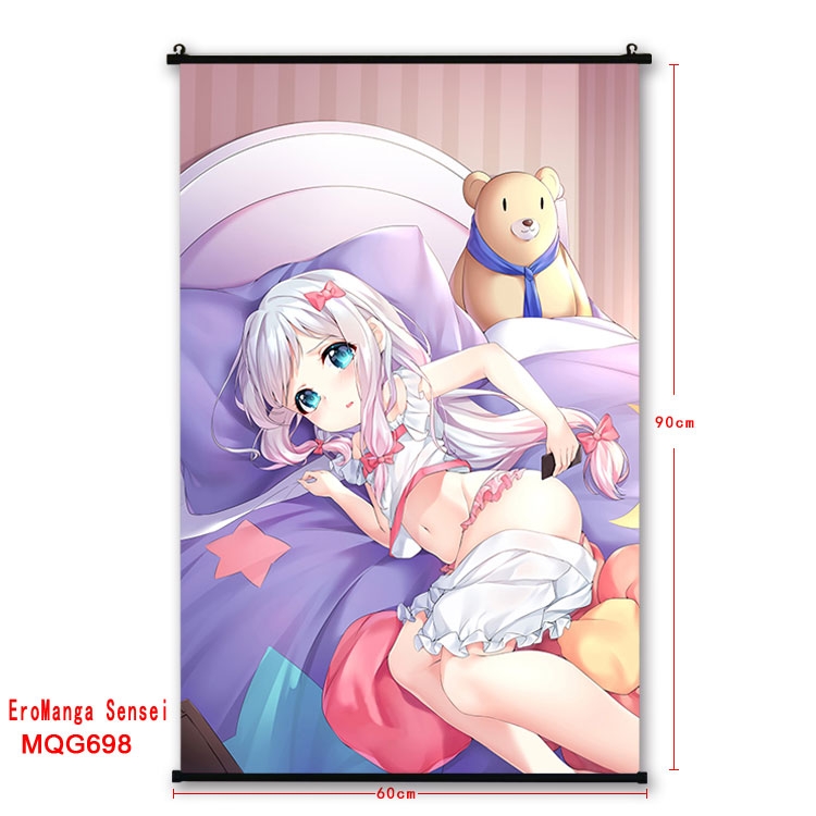 Ero Manga Sensei  plastic pole cloth painting Wall Scroll 60X90CM  MQG698