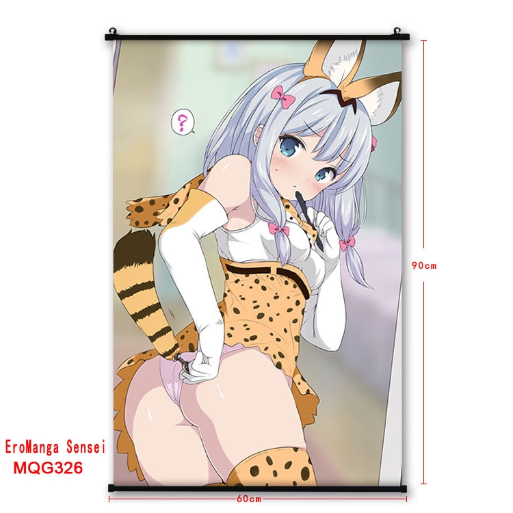 Ero Manga Sensei  plastic pole cloth painting Wall Scroll 60X90CM MQG326