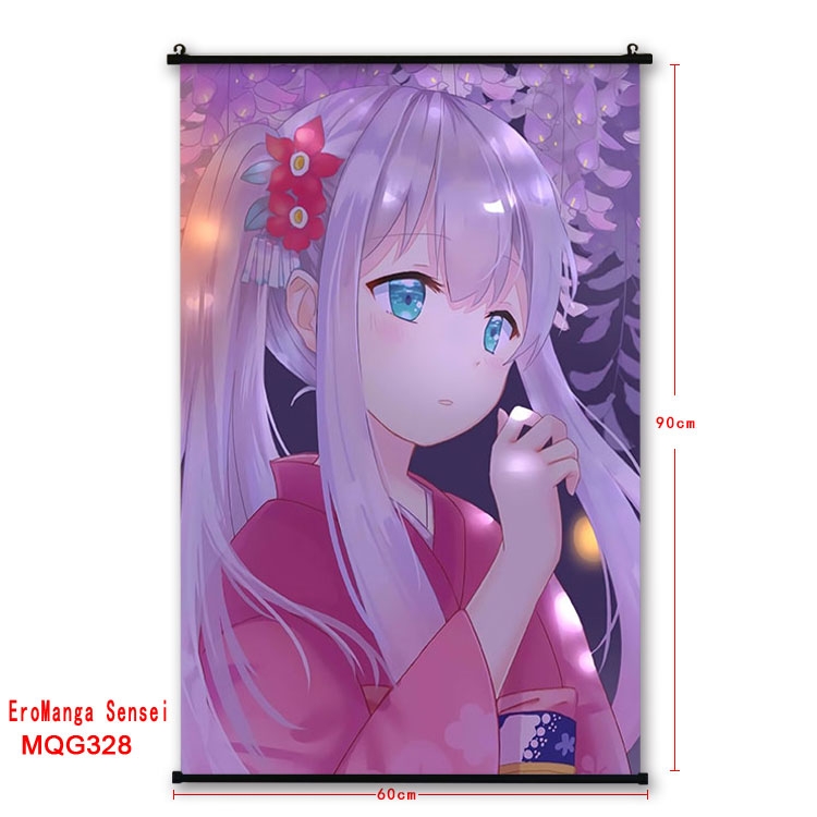Ero Manga Sensei  plastic pole cloth painting Wall Scroll 60X90CM  MQG328